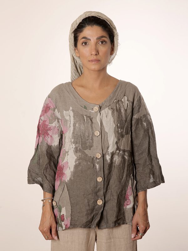 شومیز گلدار